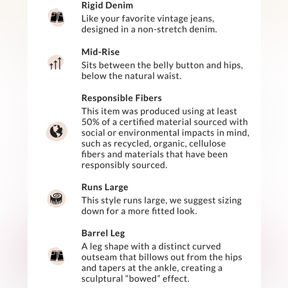 Free People We The Free Good Luck Barrel Jeans Black - Picture 5 of 13